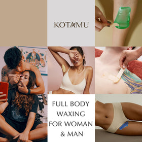 KOTAMU easy-cleanup design simplifies post-wax cleanup.
