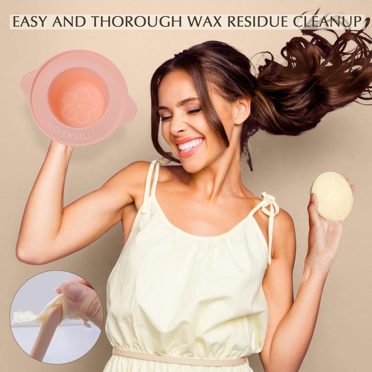 KOTAMU wax spatulas set for hygienic application