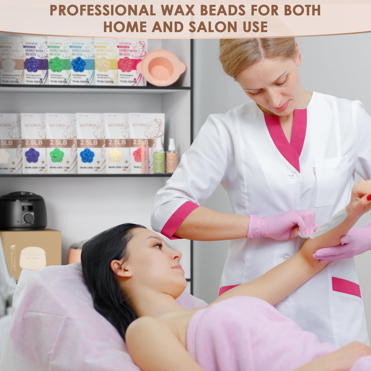 Kotamu wooden applicator sticks for precise wax application