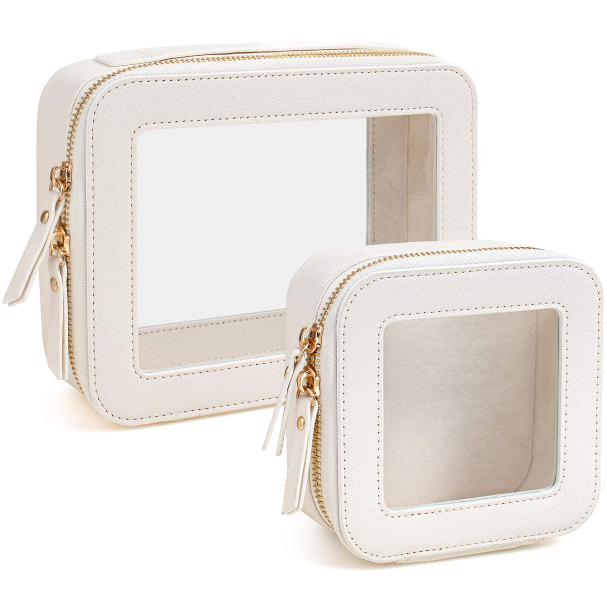 KOTORA Clear Makeup Bag Set TSA-friendly design for efficient screening