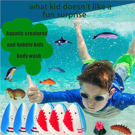 Kottke shark bath bombs use natural ingredients for skin-friendly care