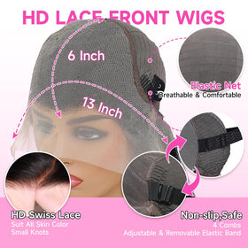 KOTTN virgin human hair wig providing premium texture and durability.