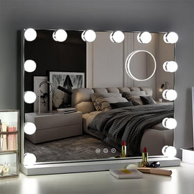 Kottova vanity mirror in a bedroom setup demonstrating style