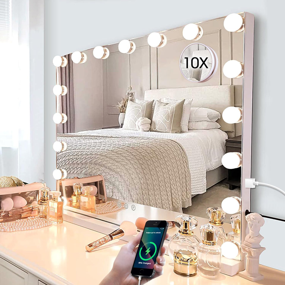 Kottova vanity mirror with lights for even makeup illumination