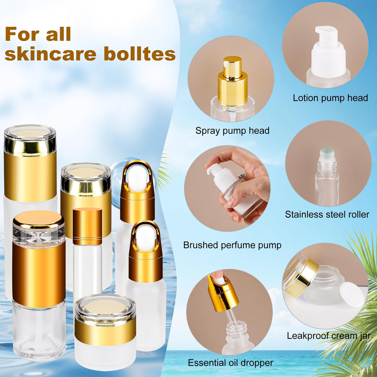 KOUWICH essential oil bottle 0.7oz supports organized travel kit.