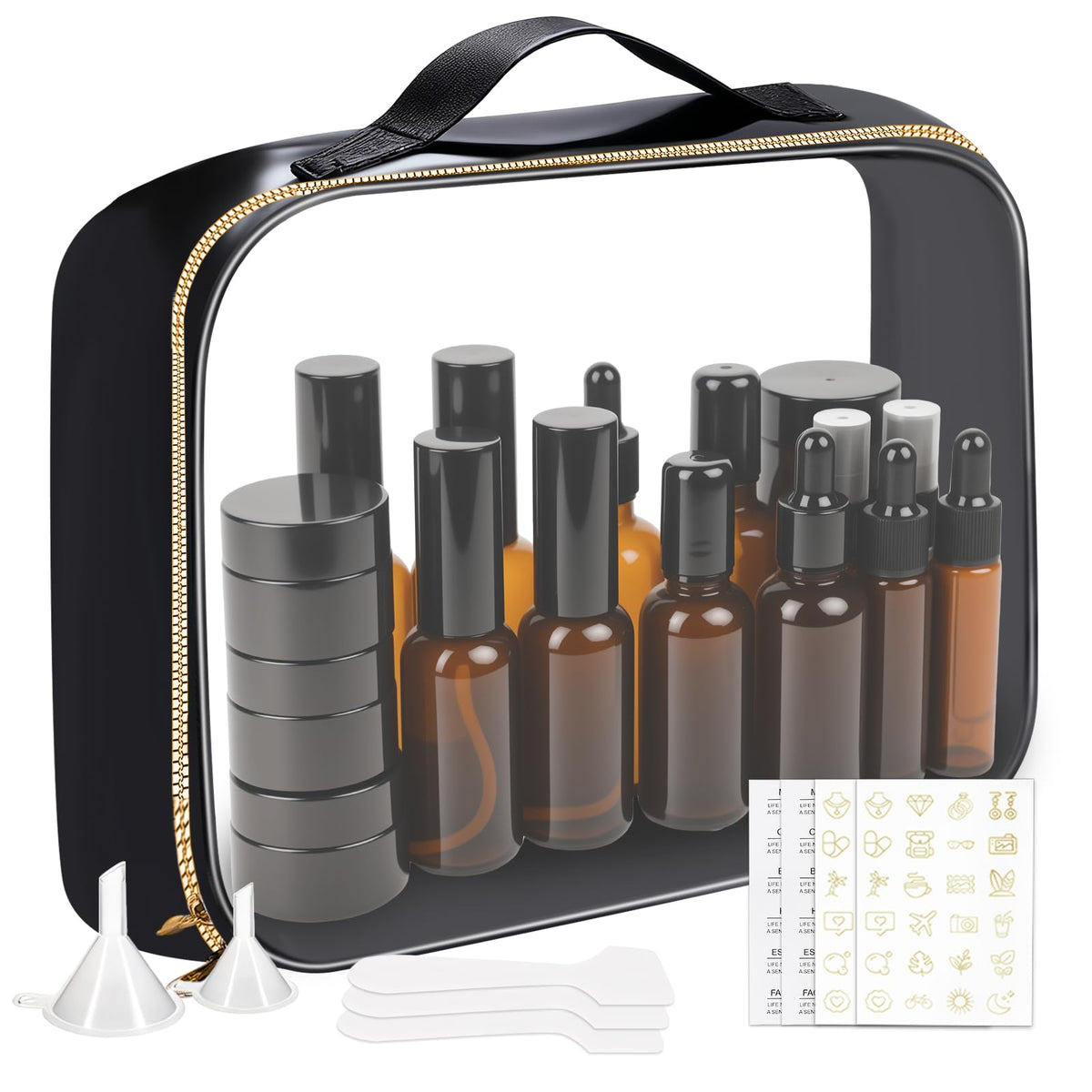 KOUWICH leak-proof travel bottles protect liquids during flights.