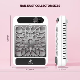 Kouzitop in-salon setup demonstrates professional nail tech use.