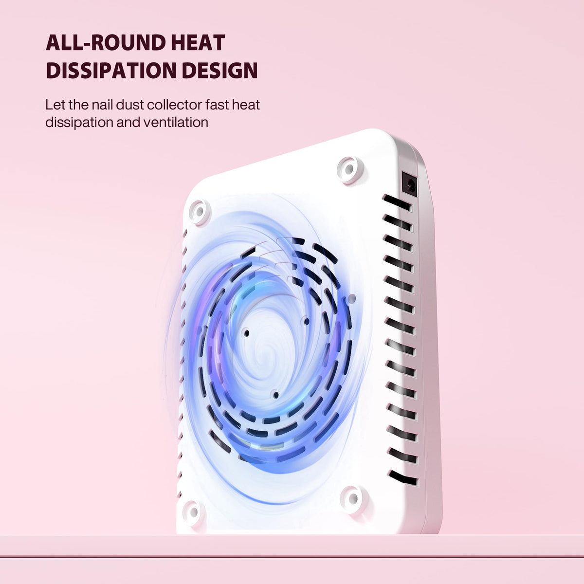 Kouzitop efficient cooling vents sustain performance during long nail sessions.