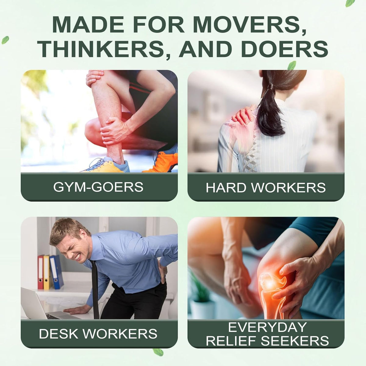 KOVGOCY NMD ointment used on knee for versatile use