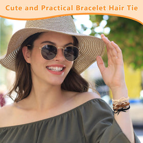 KOVOLITU activity-friendly hair ties for running, hiking, biking, and yoga.