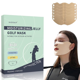 Koyzixm FDA-cleared sunscreen patch in a 5-pack protects the face from UV rays.