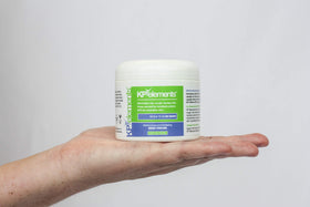 KP Elements lotion shown in daily skincare routine.