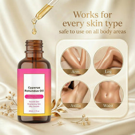 KPEBN Cyperus Rotundus Oil on legs for smoother skin.
