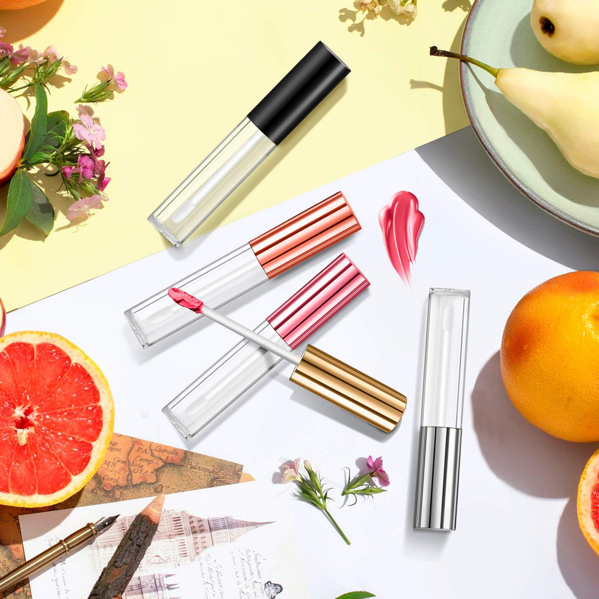 KPX DIY makeup containers ideal for lip gloss and balm samples.