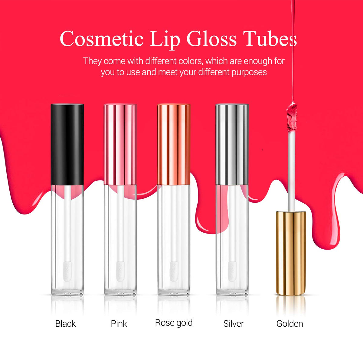 KPX refillable lip balm tubes, travel-friendly 10ml capacity.
