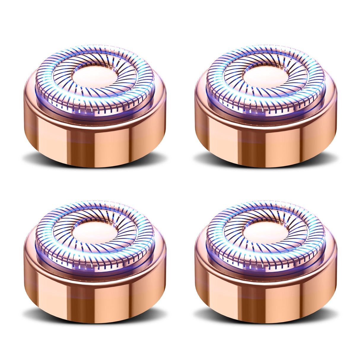 KRADAA Flawless Gen 2 replacement heads four-count pack ready for long-term use.