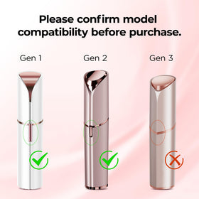 KRADAA Flawless Gen 2 replacement head blade close-up for precise grooming.