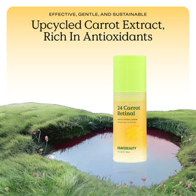 KraveBeauty 24 Carrot serum texture close-up reveals lightweight, fast-absorbing feel