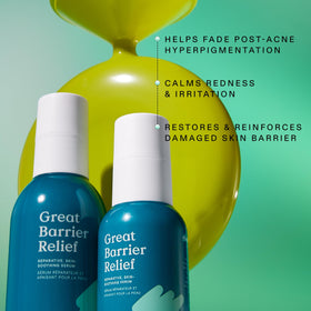 Two-pack packaging of KraveBeauty Great Barrier Relief Serum for easy daily use.