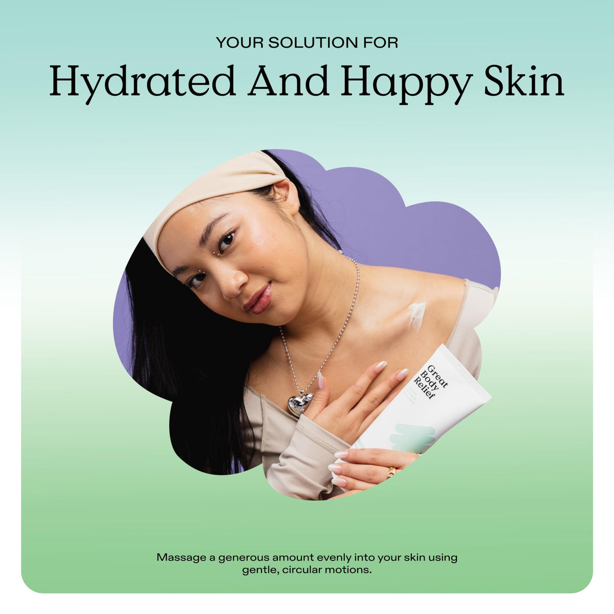 KraveBeauty Great Body Relief leaves skin soft with a non-sticky finish.