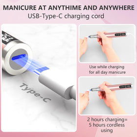 Kredioo ceramic bits upgrade for smoother, cooler operation with hard gels.