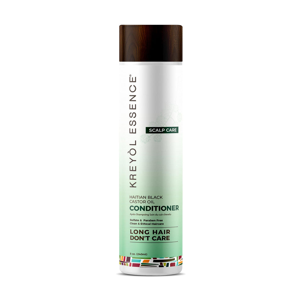 Kreyol Essence scalp care conditioner bottle promoting hydration and detangling