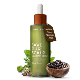 KREYÒL ESSENCE S.O.S Serum bottle for thicker, shinier hair.