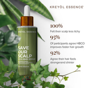 KREYÒL ESSENCE S.O.S Serum after-use shine and fuller look.