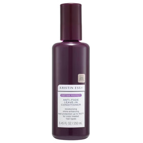 Kristin Ess anti-fade leave-in bottle detangles and protects color-treated hair