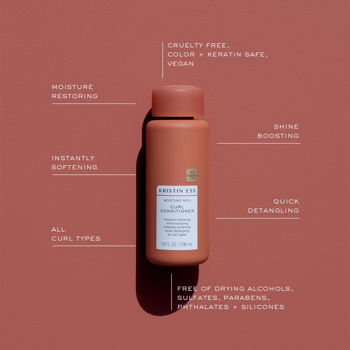 Kristin Ess Curl Regimen Bundle packaging highlighting color-safe vegan formula.