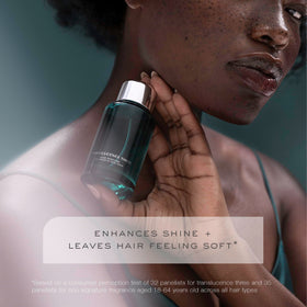 Kristin Ess Translucence Three coconut water note evokes a tropical mood on hair