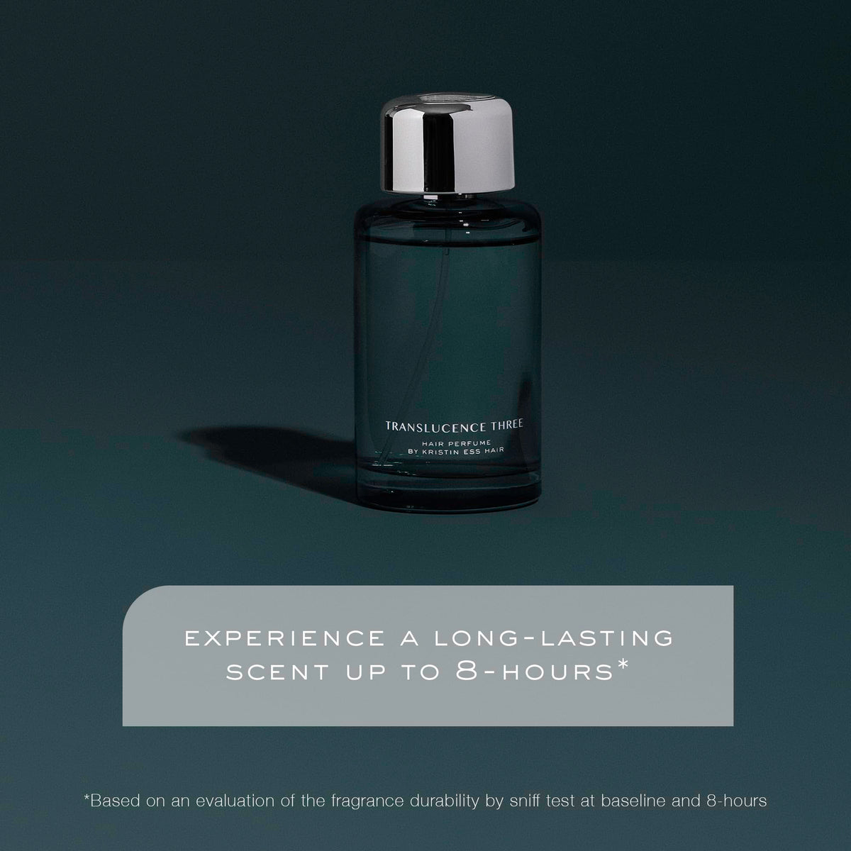 Kristin Ess Translucence Three lily note provides a light, refreshing aroma in strands