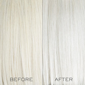 Kristin Ess The One Signature Hair Gloss Platinum adds dimensional shine and color freshness.