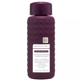 Kristin Ess+ anti-fade conditioner bottle promotes lasting color and silky, manageable hair.