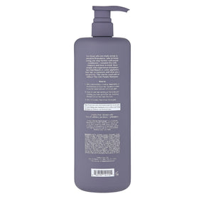 The One Purple Conditioner bottle with pump supports easy, daily toning routine.