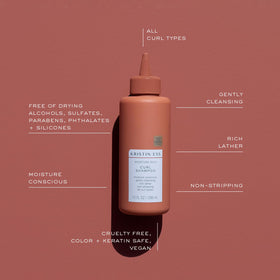 Kristin Ess Ultra Hydrating Curl Leave-In Cream jar defines and smooths curls without weighing down.