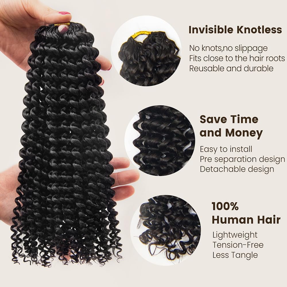 KRN Feather Crochet Hair deep curly texture blends for voluminous styles
