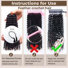 KRN deep curly texture allows versatile color-ready styling.