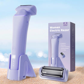 Krofaue electric razor for women delivers a smooth shave.