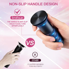 Krofaue callus remover including 60 replaceable sanding discs for personalized care.