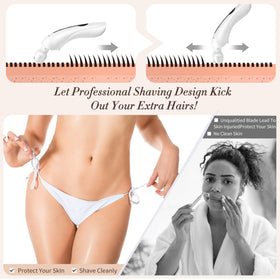 Krovena IPX7 waterproof razor suitable for shower use.