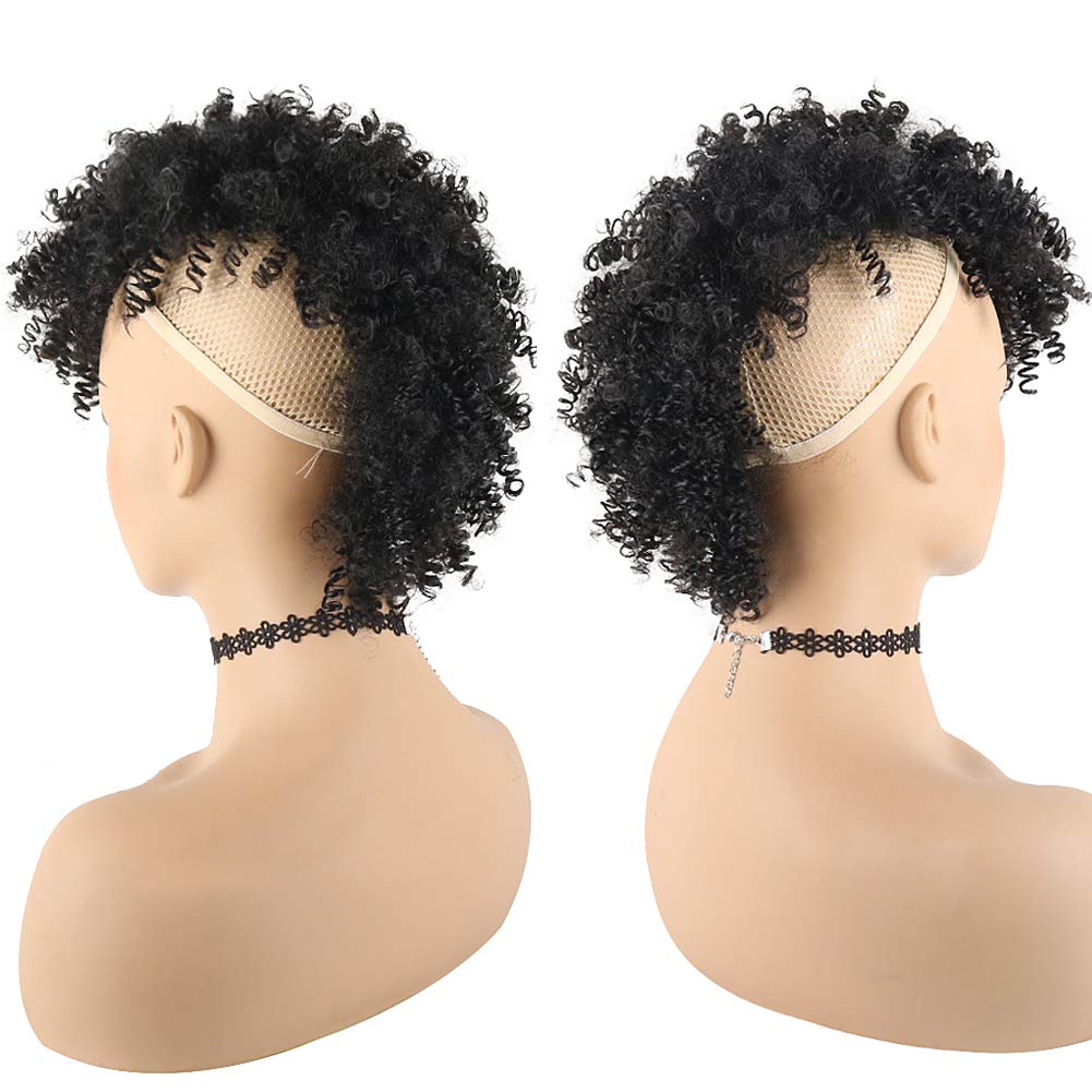 KRSI Afro High Puff on model demonstrates secure fit and stylish silhouette.