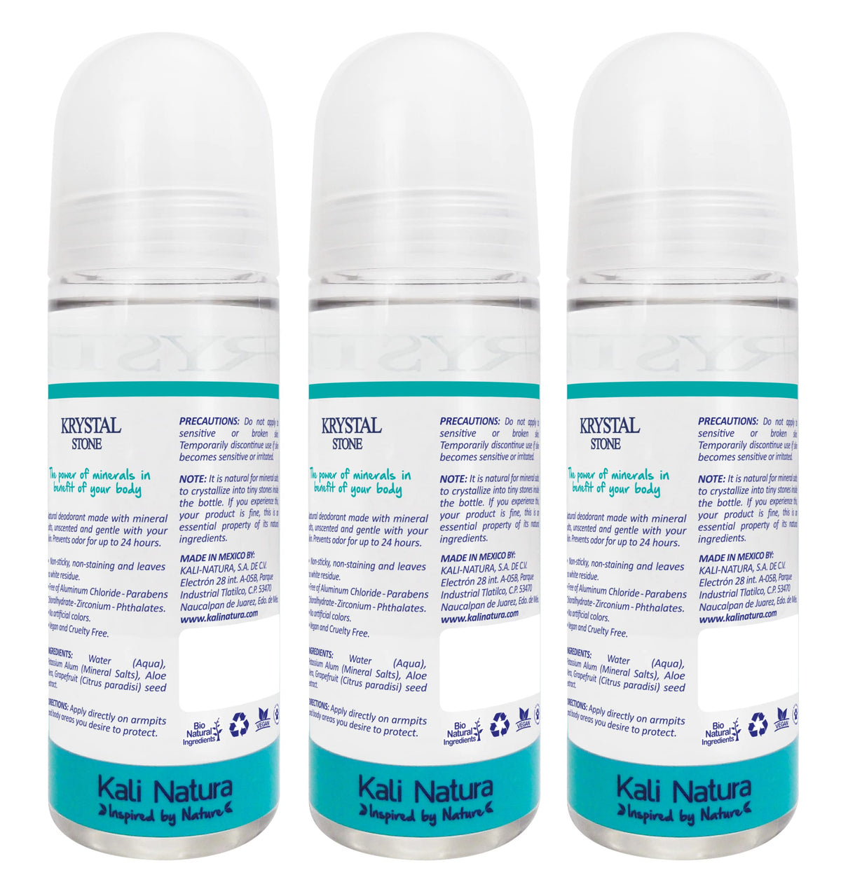 KRYSTAL STONE Aloe Vera close-up highlighting gentle moisturization for sensitive skin