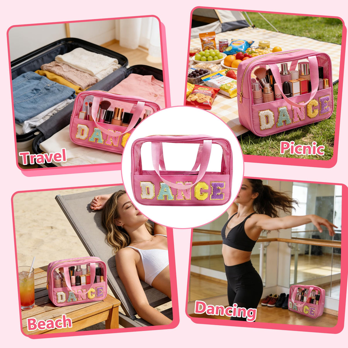 KRYZMET dance bag with sturdy zipper and reinforced seams for daily use
