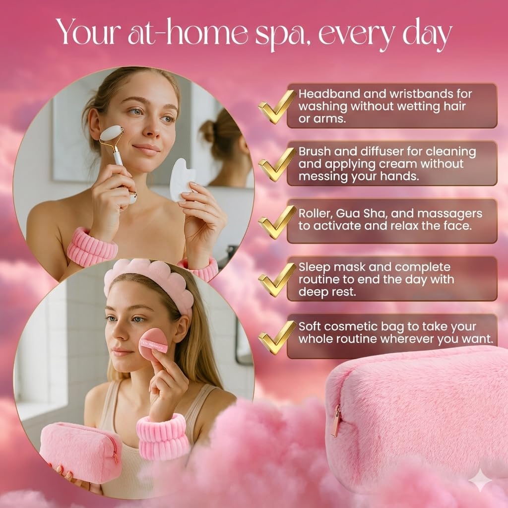 KS LUX natural jade facial roller for a smooth, refreshing massage