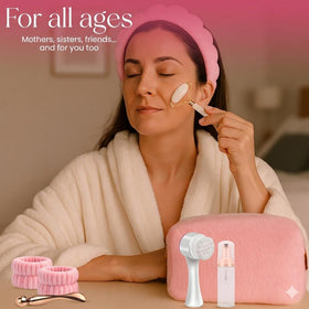 KS LUX soft pink bag organizing tools for travel-ready routines