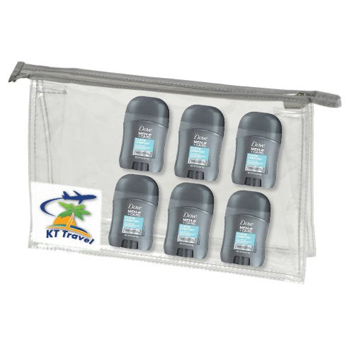 KT Travel Men + Care Clean Comfort deodorant application offers quick, comfortable daily use.