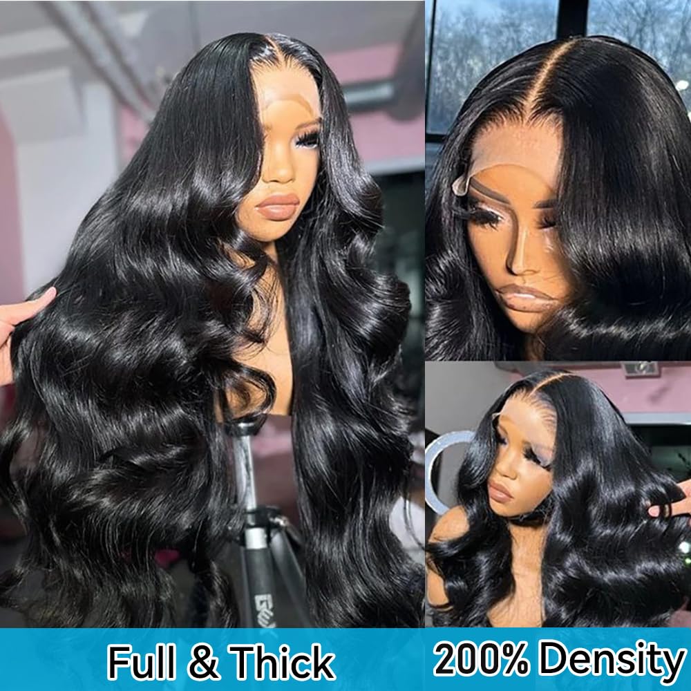 KTOOYKE 200% density HD lace wig delivers a natural, full look.