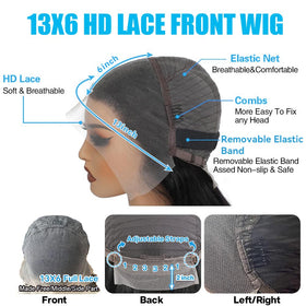 KTOOYKE 28-inch natural black wig for elegant daily wear.