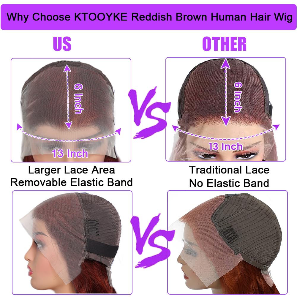 KTOOYKE 6-inch deep parting in HD lace for natural parting